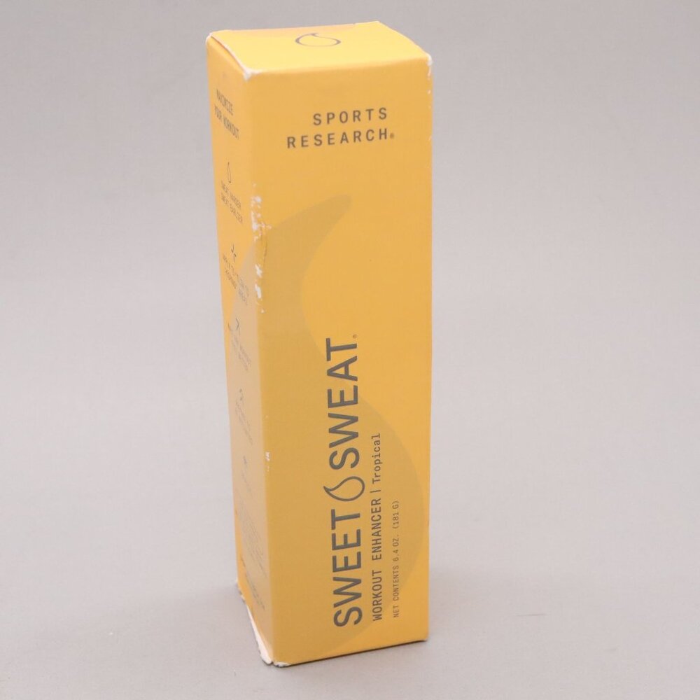Sweet Sweat Workout Enhancer TROPICAL Topical Gel Stick 6.4‎ oz Exp 10/2030